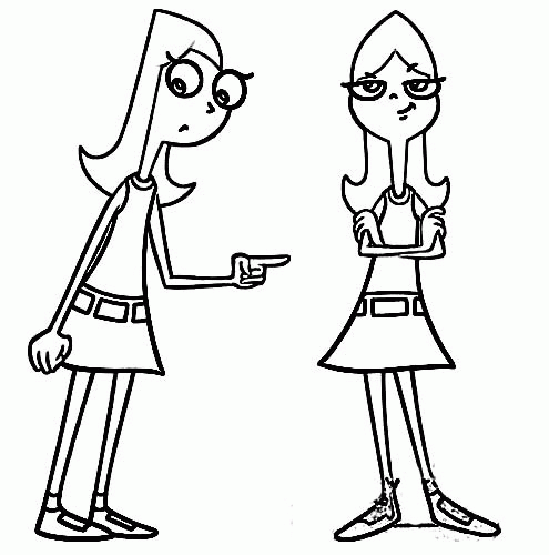 Fineasz i Ferb kolorowanki